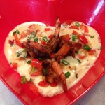 My shrimp and grits.